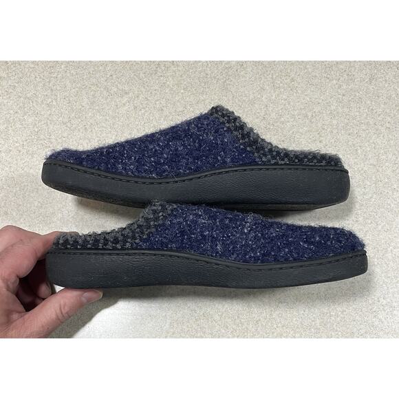 Haflinger Wool Felt Clog Slipper Shoe Women's Size EU 37/ US 6.5 Blue Casual - Picture 5 of 10